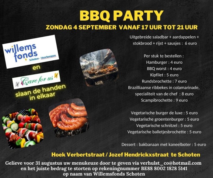 2022-09-04 BBQ Care for us
