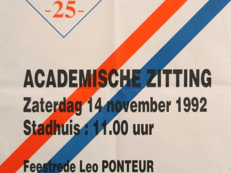 Willemsfonds Blankenberge, 25 jaar
1992