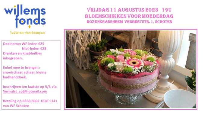 2023-08-11 bloemschikken moederdag